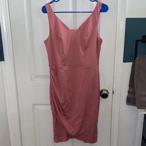 Grace Karin Dusty Rose Midi Dress
